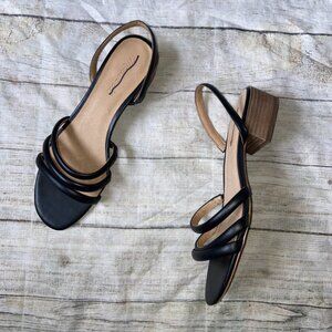 Madewell The Addie The Sling back Sandal Black 9